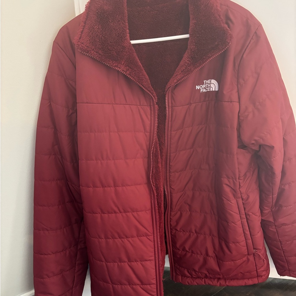 The North Face Women's Deep Red Puffer Jacket